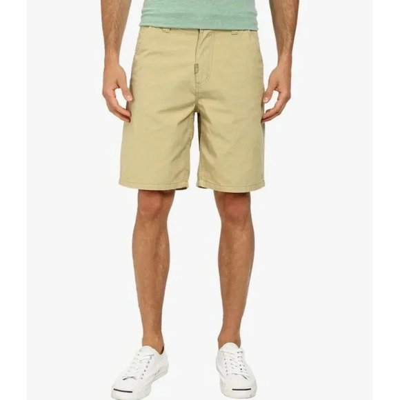 LRG Men’s RC Marauder True Straight Walkshort Chino Khaki Short Size 30 New - Picture 1 of 16